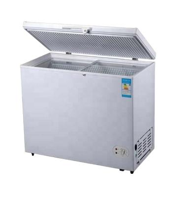 China DC 158L Caravan Camping 12V 24V Solar Power Deep Chest Portable Fridge Freezer Sliding for sale