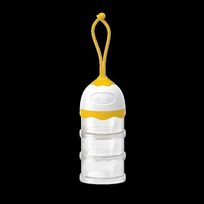 China BPA Free Portable Travel Formula Dispenser 3 Layer BPA Free Baby Milk Powder Container for sale