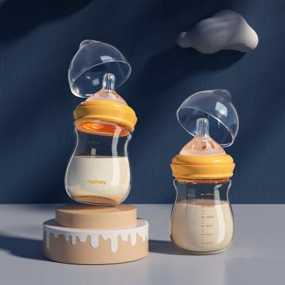 China 180ml Neck BPA Doopser Baby Drinking Bottles BPA Free Portable Anti Colic Feeding Bottle Wide Free Baby Bottle for sale