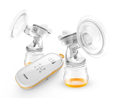 China Mini And Portable Breast Pump Food Grade Silicone Breast Pump Electric Soft Doopser Nursing Free for sale