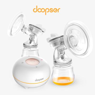 China Wholesale BPA Free Double Electric Doopser Breast Pump Milk Extractor Breast Enlargement Battery Milking Breast Sucking for sale