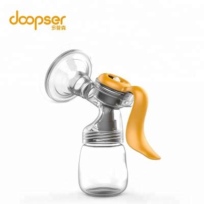 China Creative Design BPA Free Doopser, High Quality Manual Breast Pump, Silicone Breast Pump For Feeding for sale