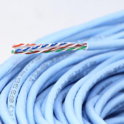 China Telecommunication LAN CABLE UTP CAT6 4*2*0.57 BARE COPPER OXYGEN 99.99999% for sale