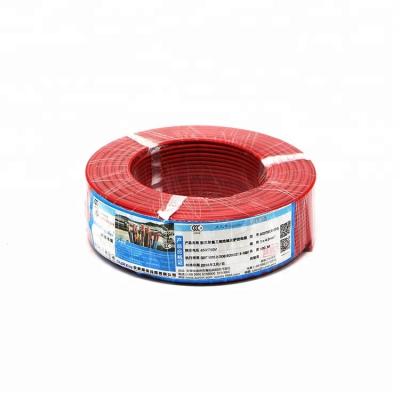 China BV 6.0mm2 Core Electrical Solid Copper Underground PVC Insulated Electrical Wire for sale