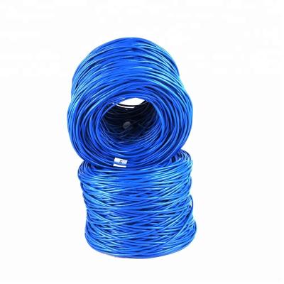 China Outdoor CCTV PVC PE Jacket Cat 5 Cat 5e UTP 305/roll Cat 6 Ethernet Cable for sale