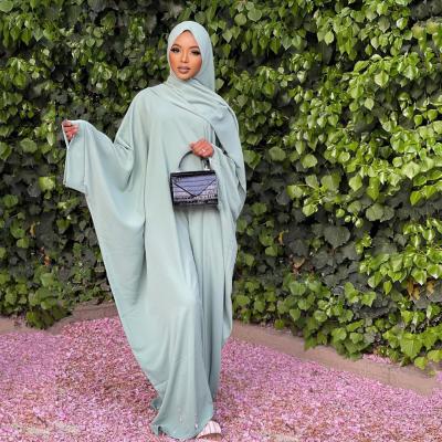 China European and American 3052 polyester kuwii plus size jilbab turkish abaya dubai kaftans long robe muslim dress jilbab for sale