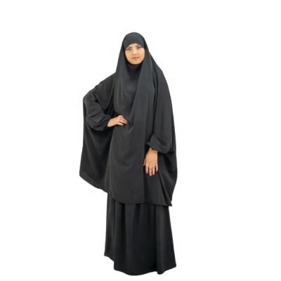 China Kuwii 1007 high quality hot-selling prayer clothes pakistan two-piece jilbab khimar syal M~2xl for sale