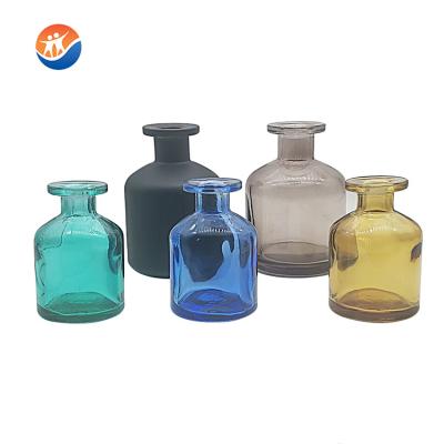 China Wholesale 40ml 50ml 100ml 135ml 150ml Aromatherapy Glass Bottle Fashionable Glass Aromatherapy Bottle With Cork Or Wood for sale