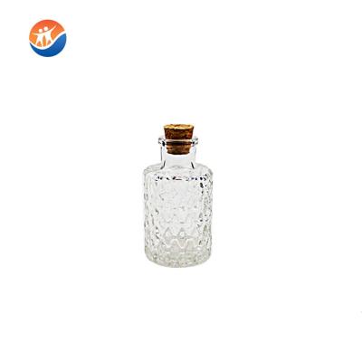 China Wholesale Fashionable Perfume Glass Bottle Glass Aroma Bottle With Cork for sale