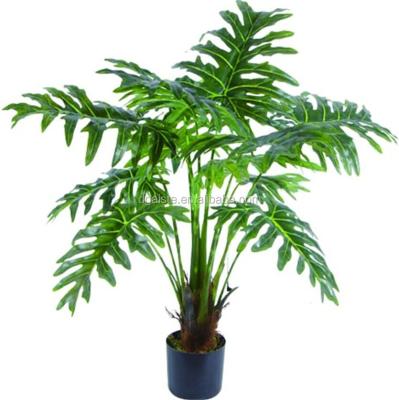 China Hawaii Artificial Palm Tree Fake Fiberglass Bonsai Taro Tree for sale