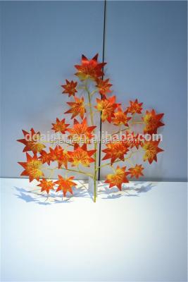 China China Goods Wholesale High Quality Eco-friendly Hot Sale Artificial Maple Tree Leaves Plastic Maple Leaf Artificial Maple Tree Branches and Leaves for sale