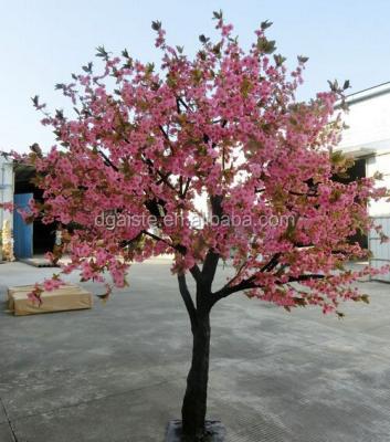 China Uvioresistant Fake Flower Tree China Wedding Decoration Factory Wedding Ornament Peach Blossom Tree for sale