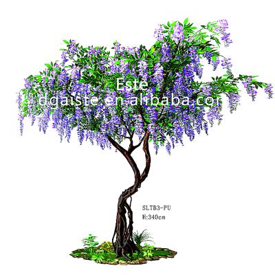 China Artificial Flower Waterproof Decorative Tree For Wedding Fake Tree Silk Fabric for sale