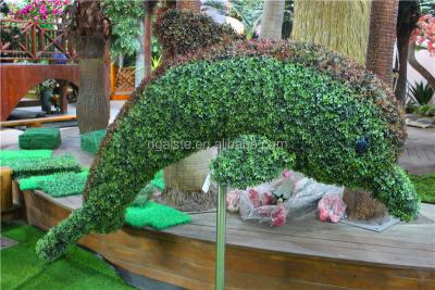 China No Need To Maintain Grass Statue Amusement Park Ornament Garden Decor Dolphin Grass Sculpture for sale