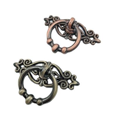 China High Popularity Chinese High Zinc Zinc Ring Single Hole Bronze Drawer Knobs Dresser Knob Kitchen Hardware for sale