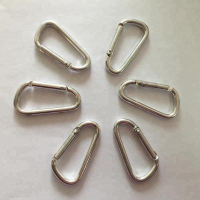 China Aluminum main chain carabiner clips for sale