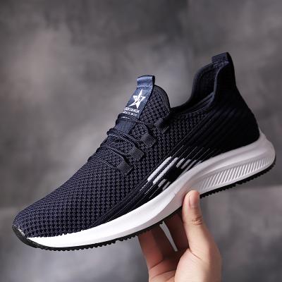 China Fashion Trend OEM Low Price Men Sports Casual Fashion Custom Trainers Sporty Knit Running Shoes for sale