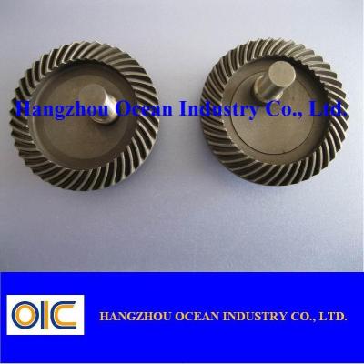 China 5-7 Minutos de precisión Color estándar Mano izquierda 20 grados Ángulo de presión Bevel Pinion Gear en venta