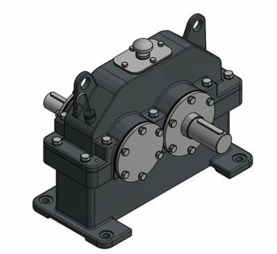 中国 Compact Cylindrical Gearbox Reducer with 5 1 Ratio for Horizontal Mounting 販売のため