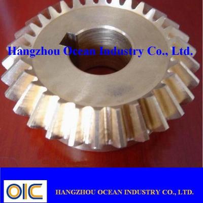 China Customizable Straight Bevel Gear with 5~7 Accuracy 3 Pitch Diameter 4 Outside Diameter zu verkaufen