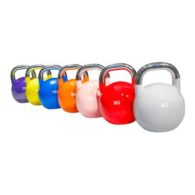 China Universal black adjustable hollow Kettlebell 24kg 32kg for sale