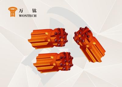 China T38/R38 DTH Button Bits Mining Drill Head High Impact Rate Low Air Consumption for sale