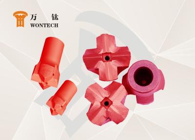 China Geological Exploration Taper Button Bit Steel Easy Operation Corrosion Resistance for sale