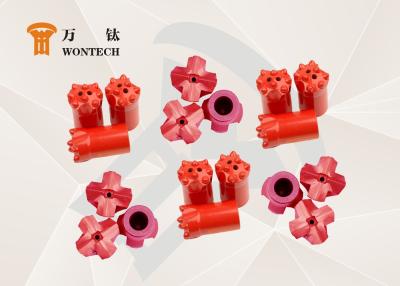 China Different Hard Rock Drill Bits , Bench Drilling Rig Bits Fully Carburization for sale