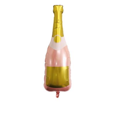 China Cute Lagrge Wine Whiskey Bottle Foil Balloon 30 Years Old Happy Birthday Party Decor To Perfection Holiday Theme Supplies for sale