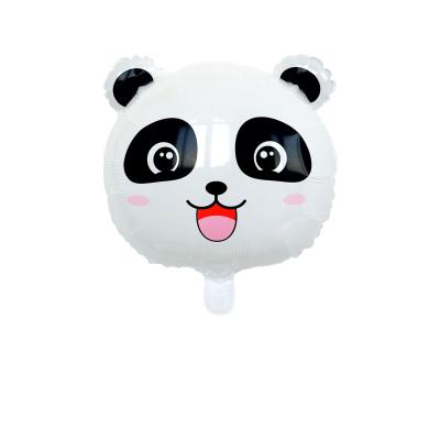 China Styles Forest Animal Cartoon Animal Head Foil Balloons 18 Inch Toy Jungle Theme Party Children's Birthday Party Decoration 1pack=50pcs for sale