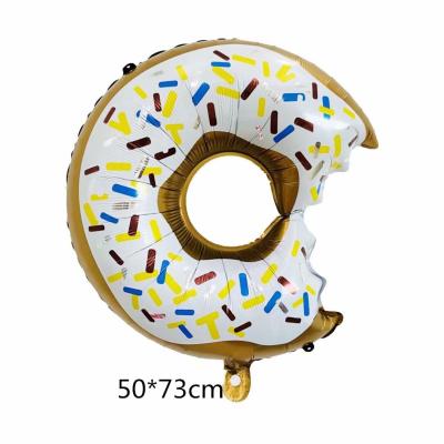 China Cute Balloons Donut Birthday Party Food Decorate Hot Chocolate Candy Donut Foil B To Donut Foil Girls Boy Girls Designs New for sale