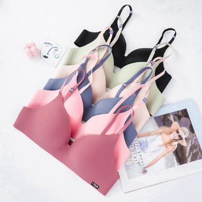 China New QUICK DRY Bra Girls Bra Colors Underwear Lift Up Different Section Thin Bra No Trace Underwear No Rim OEM for sale