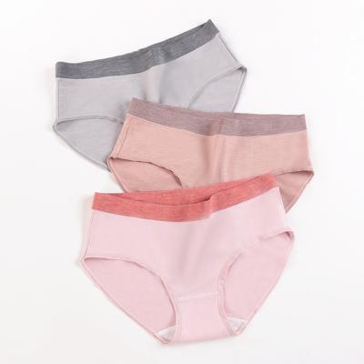 China Cotton traceless crotch waist wind collision antibacterial modal color women underwear sports breathable and comfortable briefs for sale