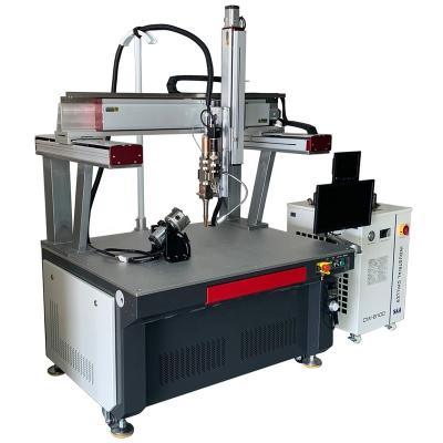 China Metal 3 axis stainless steel 3d lithium battery electrode tag laser welding machine for sale