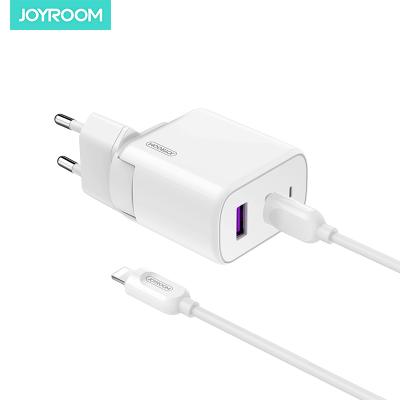 China Mobile Phone JOYROOM Type C Dual Port Mini Phone 45W Friendly Chargers QC+PD Type Super Fast Charger for sale