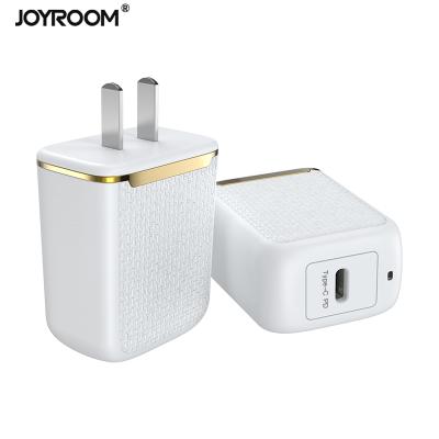 China JOYROOM EU/UK/US Mobile Phone USB C C Wall Charging 3.0 ABS+PC 18w Palladium Fast Wall USB Charger Cable for sale