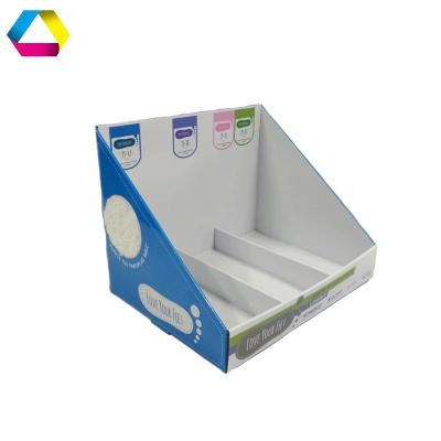 China Eco-friendly Customized Counter Pop Display Rack For Fashionable Sport Clothing Socks for sale