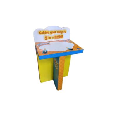 China Eco-friendly Custom Cardboard Corrugated Cardboard Case shelves Dump Bins Display Stand for sale