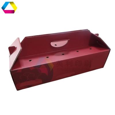 China Recycled Materials Eco Friendly Custom Logo Durable Natural Fast Food Dessert Packaging Box for roaster packing for sale