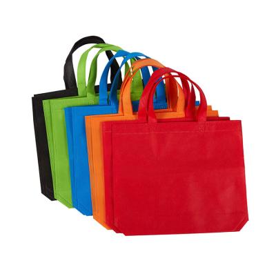 China Factory Wholesale Custom Logo Large Reusable Laminated Nonwoven Shopping Bag Eco Friendly Tote Non Woven Bags for sale