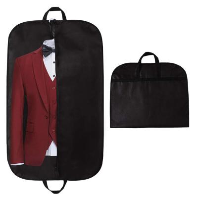 China 100% eco-friendly custom logos printing waterproof suit cover garment bag with pp non woven fabric for sale