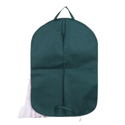 China 100% Eco-friendly High Quality PP Nonwoven Foldable Garment Bag Clothes Cover Suit Hanging Bags for sale