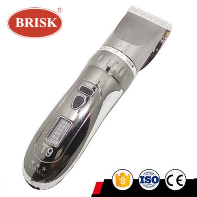 China Wireless LCD HAIRDRESSER WHOLESALE BARGER PROFESSIONAL HAIR CLIPPER/HAIR TRIMMER /HAIR CUTTER(RFCD-T9 for sale