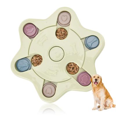 China Viable Dog Toys for Slow Feeder Dog Bowl Puzzle and Interactive Game Toy Dog Puzzle Feeder for sale