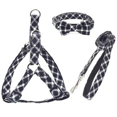 China Hot Selling Stocked Training Dog Lattice Braid Nylon Leash Dog Collars for sale