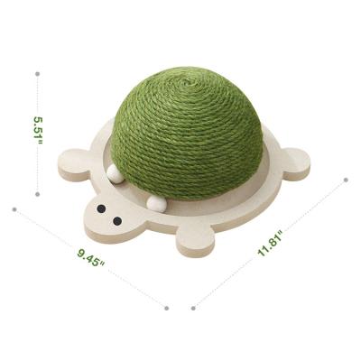 China Viable Turtle Design Cat Toy Cat Scratcher House For Cat Play for sale