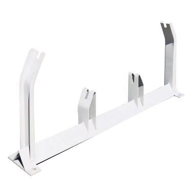 China 1 Piece High Grade Handing Equipment Parts Return Idler Brackets Conveyor Roller Frame for sale