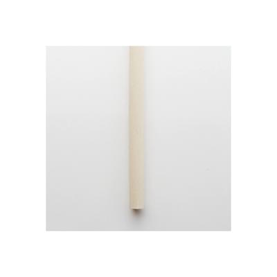 China Bobba Tip Casual Biodegradable Bamboo Flat Straw w/wrapping 12mm *210mm for sale