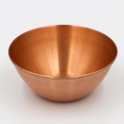 China High Precision Rotating Bar CNC Parts Copper Bowl for sale