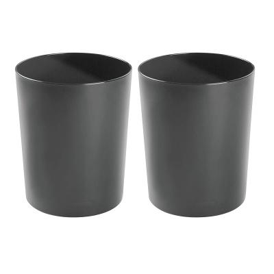 China Without lid mdesign patton waste can black decorative trash can for sale